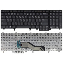 Клавиатура для ноутбука Dell Latitude E6520, E6530, E6540 (NSK-DWAUF) Keyboard Backlit Latin, черная