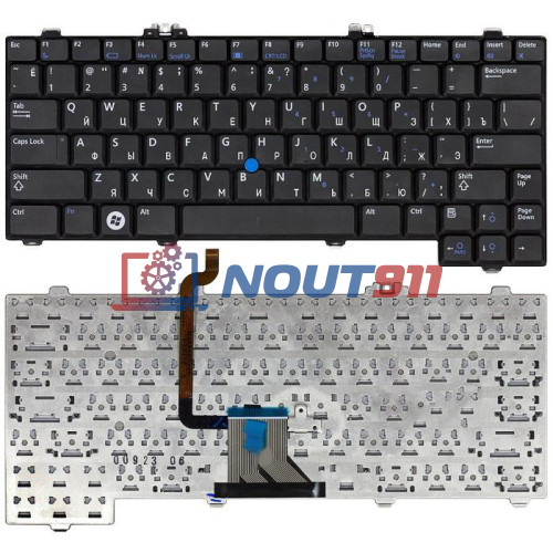 Клавиатура для ноутбука Dell Latitude XT2, XT, XFR (NSK-DA001) черная