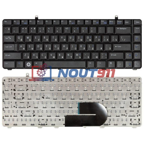 Клавиатура для ноутбука Dell Vostro A840, A860, 1014, 1015, 1088 (AEVM8U00210) черная
