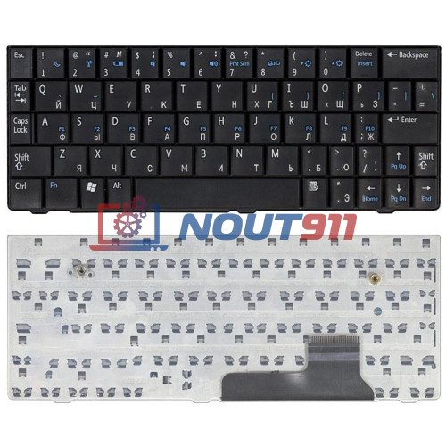Клавиатура для ноутбука Dell Inspiron mini 9, Inspiron 910 (V091702AK1) черная