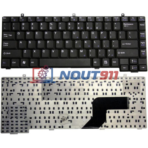 Клавиатура для ноутбука Gateway NA1, QA1, E265, E475, E-265M (V051446BS1) черная