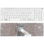 Клавиатура для ноутбука Gateway NV55S, NV57H, NV75S, NV77H, TS45, X2508 (PK130HJ1B04) белая