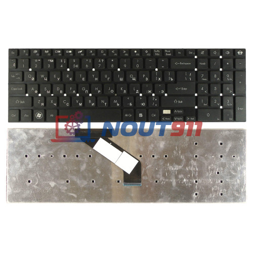 Клавиатура для ноутбука Gateway NV55S, NV57H, NV75S, NV77H, TS45, TS13 (PK130HQ1A04) черная