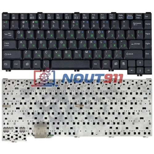 Клавиатура для ноутбука HP Compaq Presario 1200, 1600, 1237, 1202SCr (NSK-H5C01) черная