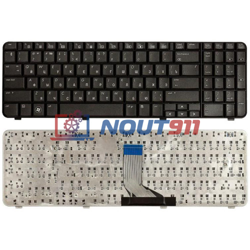 Клавиатура для ноутбука HP Compaq Presario CQ61, Pavilion G61, CQ61-110er (NSK-HA60) черная