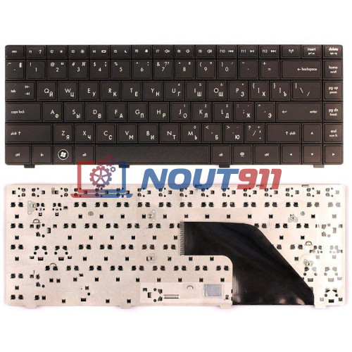 Клавиатура для ноутбука HP Compaq 320, 321, 325, 326, 420, 421, 425 (605813-001) черная