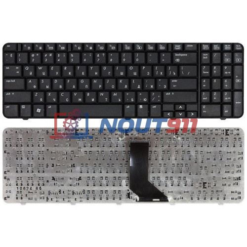Клавиатура для ноутбука HP Pavilion G60 Compaq Presario CQ60, G60-100 (NSK-HAA0R) черная