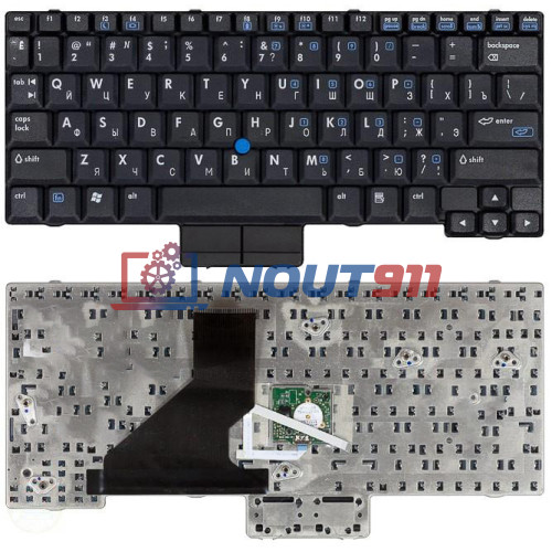 Клавиатура для ноутбука HP Compaq nc2400, nc2500, nc2510 (AE0T1TP7111) черная