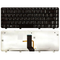 Клавиатура для ноутбука HP Pavilion dv3-2000, dv3-2100, dv3-2310er (PK1306T2C06) с подсветкой, черная