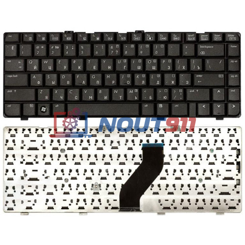 Клавиатура для ноутбука HP Pavilion dv6000, dv6300, dv6700 (AEAT8TP731) черная