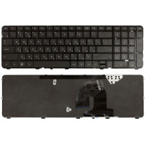 Клавиатура для ноутбука HP Pavilion dv7-4000, DV7-4100, DV7-4200 (FP6 AEFP6U00310) черная c черной рамкой