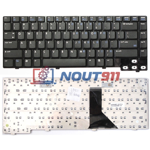 Клавиатура для ноутбука HP Pavilion DV1000, DV1100, DV1200, DV1300, DV1400 (412371-001) черная