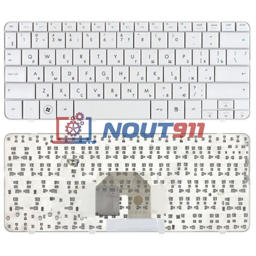 Клавиатура для ноутбука HP Pavilion DV2-1000, DV2-1100, DV2-1200 (V100103AS1) белая