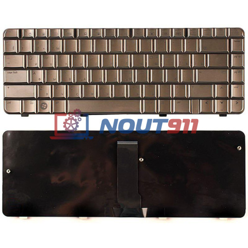 Клавиатура для ноутбука HP Pavilion dv3-2000, dv3-2100, dv3-2220er (NSK-H7L0R) кофе