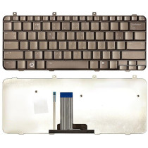Клавиатура для ноутбука HP Pavilion dv3-1000, dv3z-1000, DV3-1200 (AECA1STU011) с подсветкой, бронза