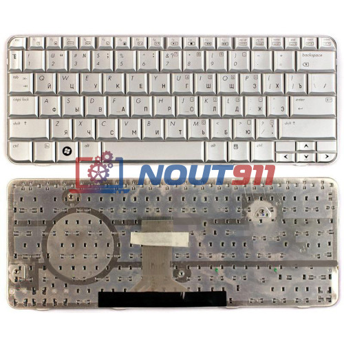 Клавиатура для ноутбука HP Pavilion TX1000, TX2000, TX2500 (AETT8TP7020) серебристая