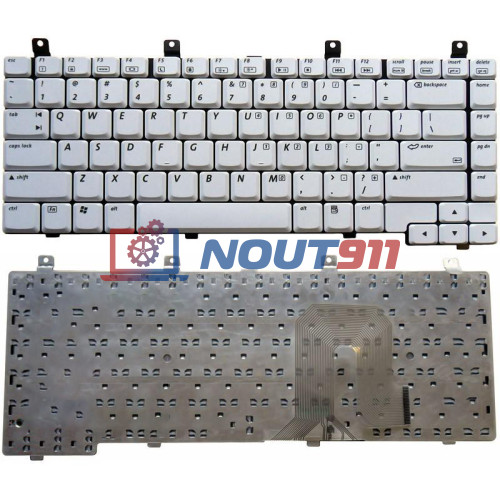 Клавиатура для ноутбука HP Pavilion dv4000, dv4100, dv4200, dv4300, dv4400 (K031830A1) белая