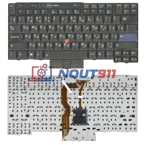 Клавиатура для ноутбука Lenovo IBM ThinkPad X220, T400, T400S, T410, T520, T410I, T420, T410S (45N2036) черная