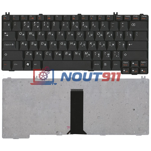 Клавиатура для ноутбука Lenovo Ideapad 3000 C100, C200, N100, N200, N220, N440, N500, V100, V200, Y500 (39T7337) черная