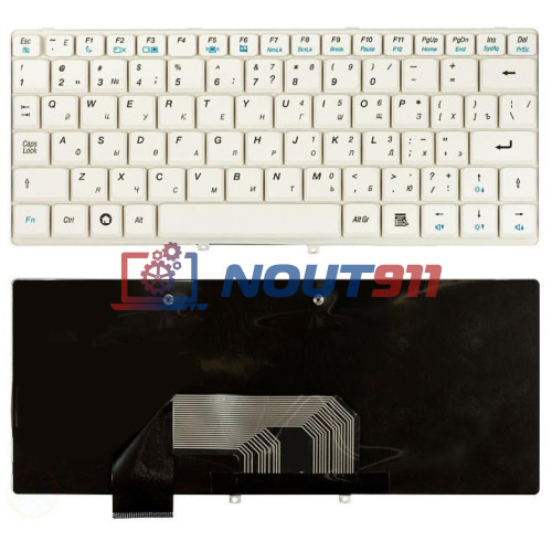 Клавиатура для ноутбука Lenovo IdeaPad S9, S10, S10e (AEF1700130) белая