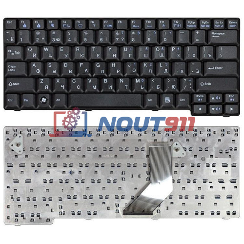 Клавиатура для ноутбука LG E200, E210, E300, E310, ED310 (AEW34832820б) черная