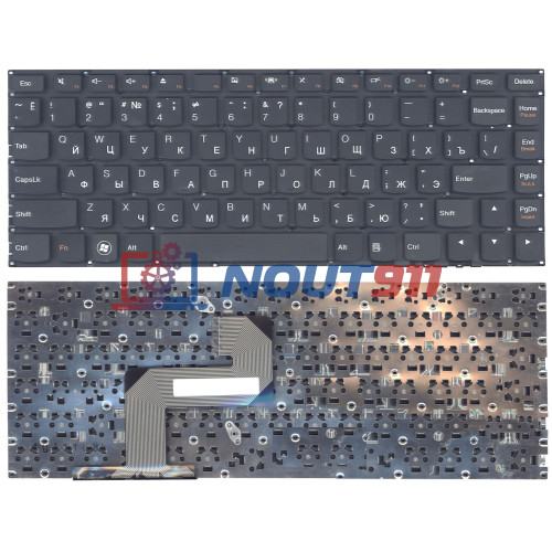 Клавиатура для ноутбука Lenovo IdeaPad U400 (NSK-BC1PW) черная
