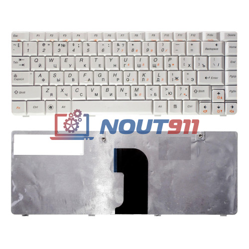 Клавиатура для ноутбука Lenovo IdeaPad U450, E45, U450G (PK130A94A06) белая