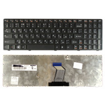 Клавиатура для ноутбука Lenovo Y570, 570I, Y570NT, Y570P (25011789) рамка черная, черная 