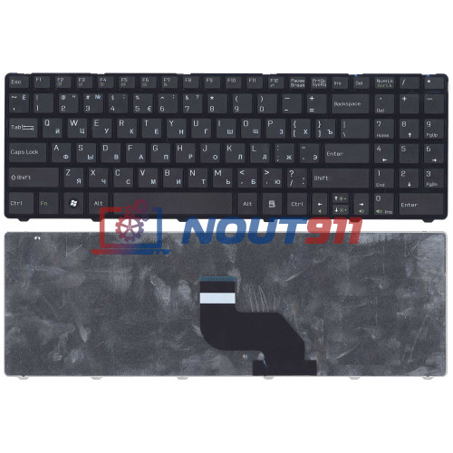 Клавиатура для ноутбука MSI CR640 CX640 черная с рамкой