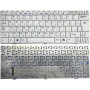 Клавиатура для ноутбука MSI Wind U90, U100, U110, U120, U123T (V022322BK1) белая