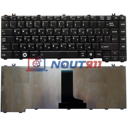 Клавиатура для ноутбука Toshiba Satellite C600, L600, L630, L640,C640 (NSK-TM0GV) черная