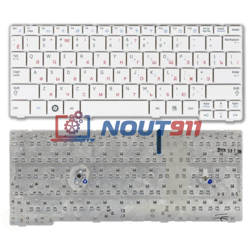 Клавиатура для ноутбука Samsung NF110, NP-NF110-A0-UA, NP-NF110-A01RU (CNBA5902862) белая