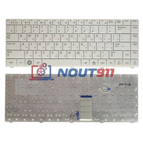 Клавиатура для ноутбука Samsung R420, R418, R423, R425, R428, R429, R469, RV410, RV408 (BA59-02490D) белая