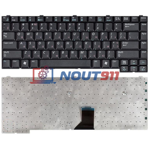 Клавиатура для ноутбука Samsung M40, M45, R50, R55 (BA59-01587D) черная