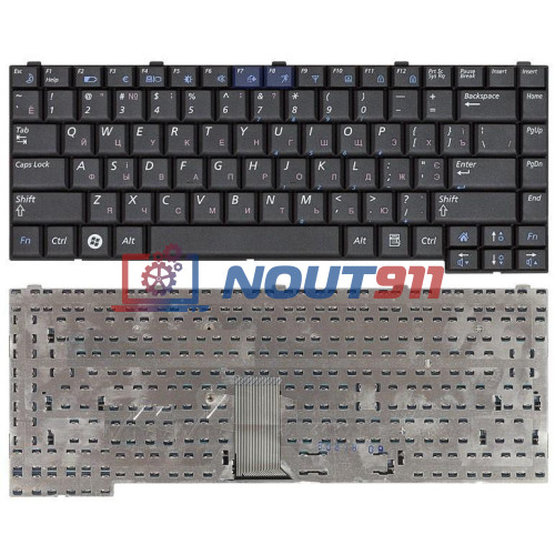 Клавиатура для ноутбука Samsung R510, R560, R60, R70, P510, P560 (BA59-02044D) черная