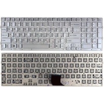 Клавиатура для ноутбука Sony Vaio VPC-CB, VPC-CB17, VPCCB2S1R (NSK-SE0BF) серебристая
