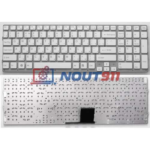 Клавиатура для ноутбука Sony Vaio VPC-EC, VPCEC (MP-09L23SU-8863) ,белая