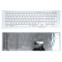 Клавиатура для ноутбука Sony VPC-E, VPCEJ (V116645G) белая