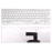 Клавиатура для ноутбука Sony Vaio VPCEL, VPC-EL, VPCEL3S1R/W (V116630B) с белой рамкой, белая