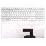 Клавиатура для ноутбука Sony Vaio VPCEL, VPC-EL, VPCEL3S1R/W (V116630B) с белой рамкой, белая