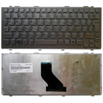 Клавиатура для ноутбука Toshiba mini NB200, NB300, NB305, NB550D (PK130811A11) серебристая