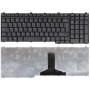 Клавиатура для ноутбука Toshiba Satellite A500, A505, L350, L355, L500, L505, L550, P200 (NSK-TBA0R) матовая черная