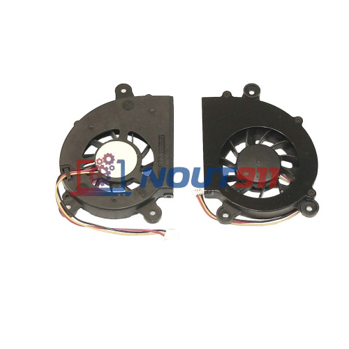 Кулер (вентилятор) для ноутбука Acer Aspire 1800, 1802, 1804 (DFC450705M30T) 5V 0,4A, 3-pin, втулка, черный