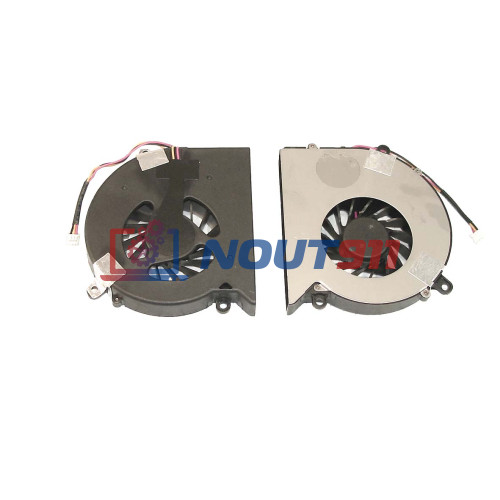 Кулер (вентилятор) для ноутбука Acer Aspire 5220, 5310, 5315, 5720, 7220 / Lenovo Y430, G430 (DFS531205M30T) 5V 0,45A, 3-pin, втулка, черный
