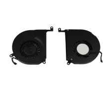 Кулер (вентилятор) для ноутбука Apple Macbook Pro 15" A1286, MC026, MB986, MB985 (левый) (GC057514VH-A) 5V 0,22A, 4-pin,втулка, черный
