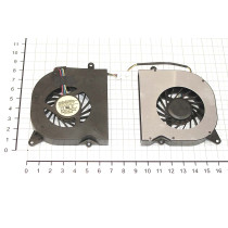 Кулер (вентилятор) для ноутбука Asus F6, F6A, F6V, F6E, F65 (GB0507PGV1-A) 5V 0.5A, 4-pin, втулка, черный