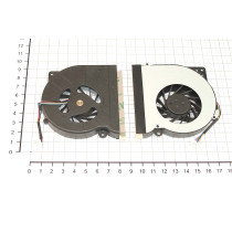 Кулер (вентилятор) для ноутбука Asus A52, K52, K72, N61, N71, X52 (KSB0705HA) 5V 0,4A, 4-pin, втулка, черный