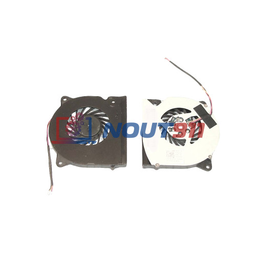 Кулер (вентилятор) для ноутбука Dell Inspiron 11 Mini 11 1110, 1121 (DC280007GS0) 5V 0,34A, 3-pin, втулка, черный