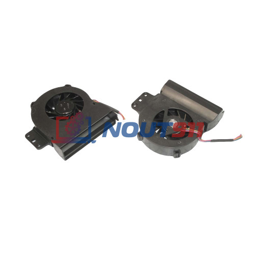 Кулер (вентилятор) для ноутбука Dell Inspiron 1200, 2200, Latitude 110L (DQ5D565H107) 5V 0,27A, 3-pin, втулка, черный