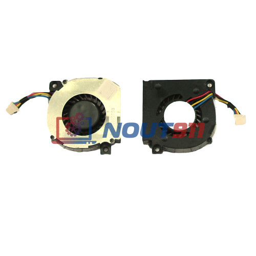 Кулер (вентилятор) для ноутбука Dell Latitude E4200 (DFS300805M10T) 12V 0,1A, 4-pin, втулка, черный
